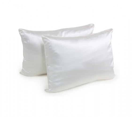 Pure Silk Charmeuse Pillow Case Set - Click Image to Close